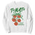 Funny Tomato Girl Summer Sweatshirt Tomato Fresh Fruit Cottagecore Aesthetic TS11 White Print Your Wear