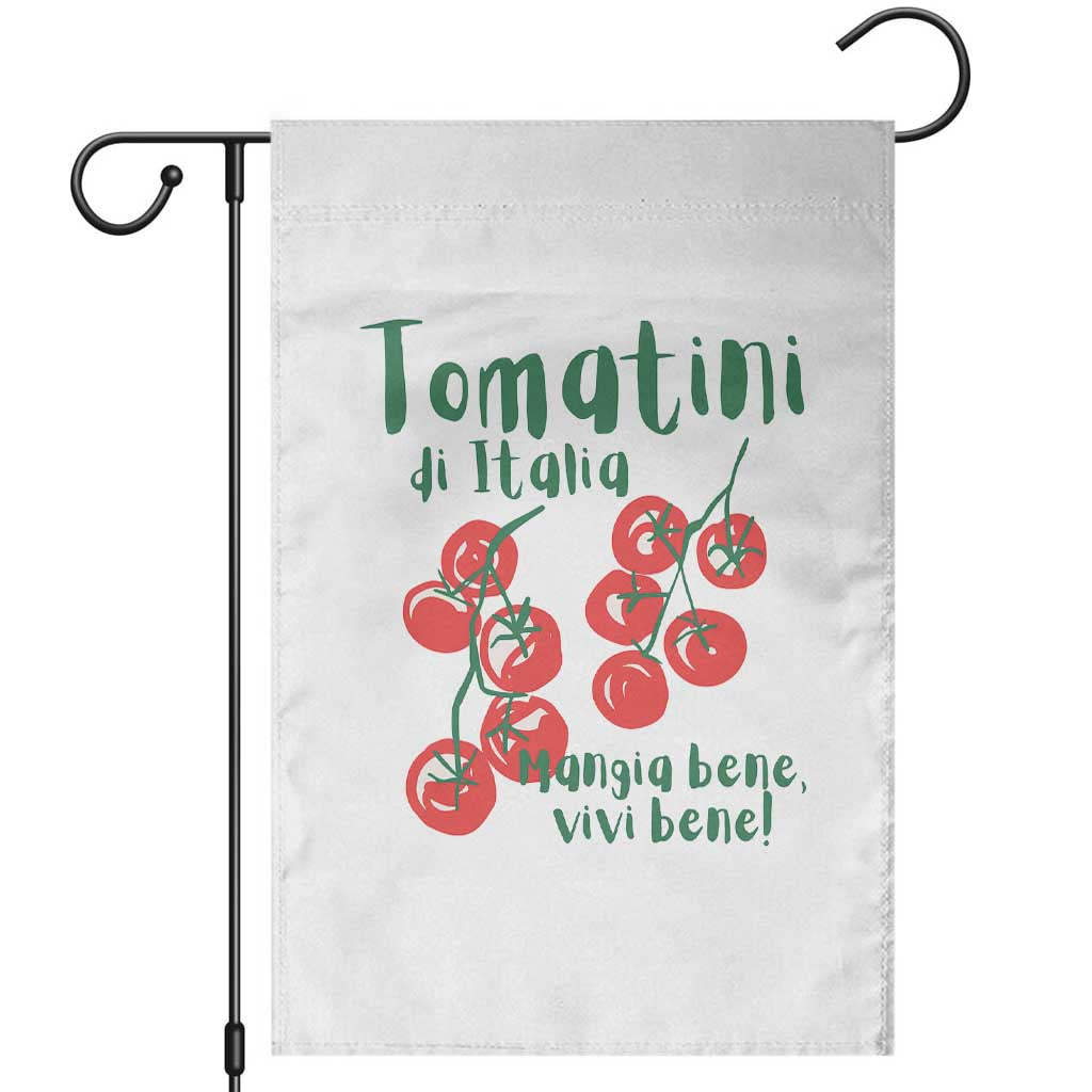Funny Italian Tomato Garden Flag Tomatini Di Italia Vegetable Garden Lover TS11 White Print Your Wear