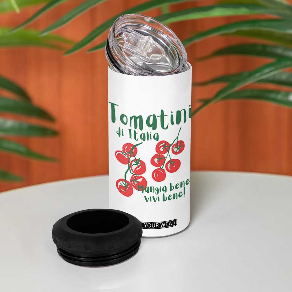 Italian Tomato 4 in 1 Can Cooler Tumbler Tomatini Di Italia Vegetable Garden Lover TS11 Print Your Wear