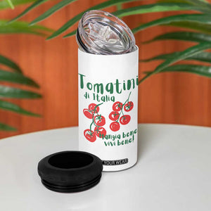 Italian Tomato 4 in 1 Can Cooler Tumbler Tomatini Di Italia Vegetable Garden Lover TS11 Print Your Wear