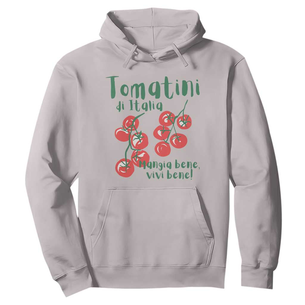 Italian Tomato Hoodie Tomatini Di Italia Vegetable Garden Lover TS11 Ice Gray Print Your Wear