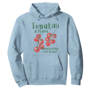 Italian Tomato Hoodie Tomatini Di Italia Vegetable Garden Lover TS11 Light Blue Print Your Wear