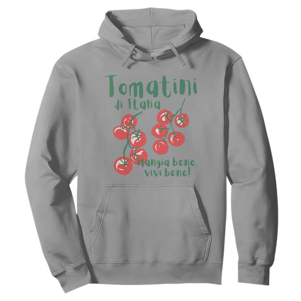 Italian Tomato Hoodie Tomatini Di Italia Vegetable Garden Lover TS11 Sport Gray Print Your Wear