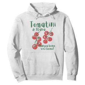 Italian Tomato Hoodie Tomatini Di Italia Vegetable Garden Lover TS11 White Print Your Wear