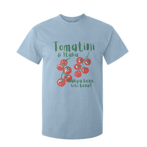 Italian Tomato T Shirt For Kid Tomatini Di Italia Vegetable Garden Lover TS11 Light Blue Print Your Wear