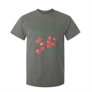 Italian Tomato T Shirt For Kid Tomatini Di Italia Vegetable Garden Lover TS11 Military Green Print Your Wear