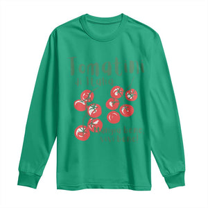 Italian Tomato Long Sleeve Shirt Tomatini Di Italia Vegetable Garden Lover TS11 Irish Green Print Your Wear
