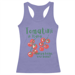 Italian Tomato Racerback Tank Top Tomatini Di Italia Vegetable Garden Lover TS11 Violet Print Your Wear