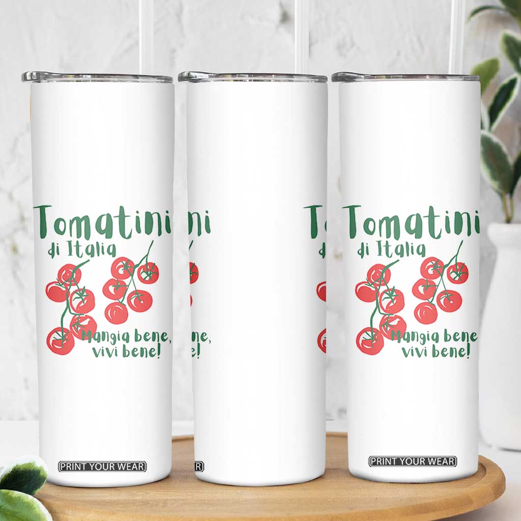 Italian Tomato Skinny Tumbler Tomatini Di Italia Vegetable Garden Lover TS11 Print Your Wear
