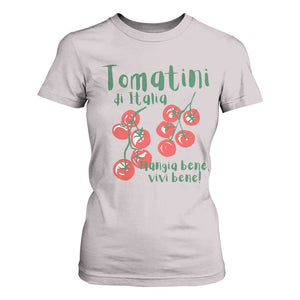 Italian Tomato T Shirt For Women Tomatini Di Italia Vegetable Garden Lover TS11 Ice Gray Print Your Wear