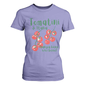 Italian Tomato T Shirt For Women Tomatini Di Italia Vegetable Garden Lover TS11 Violet Print Your Wear