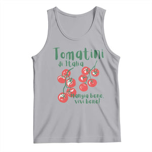 Italian Tomato Tank Top Tomatini Di Italia Vegetable Garden Lover TS11 Athletic Heather Print Your Wear