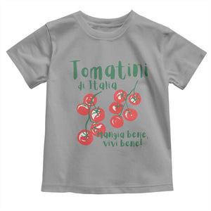 Italian Tomato Toddler T Shirt Tomatini Di Italia Vegetable Garden Lover TS11 Sport Gray Print Your Wear