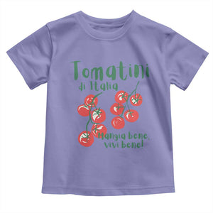 Italian Tomato Toddler T Shirt Tomatini Di Italia Vegetable Garden Lover TS11 Violet Print Your Wear