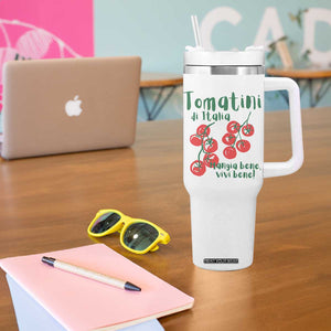 Italian Tomato Tumbler With Handle Tomatini Di Italia Vegetable Garden Lover TS11 Print Your Wear
