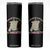Funny Fueled By Matcha And Anxiety Skinny Tumbler Matcha Lover TS11 Black Print Your Wear
