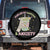 Funny Fueled By Matcha And Anxiety Spare Tire Cover Matcha Lover TS11 No hole Black Print Your Wear