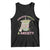 Funny Fueled By Matcha And Anxiety Tank Top Matcha Lover TS11 Black Print Your Wear