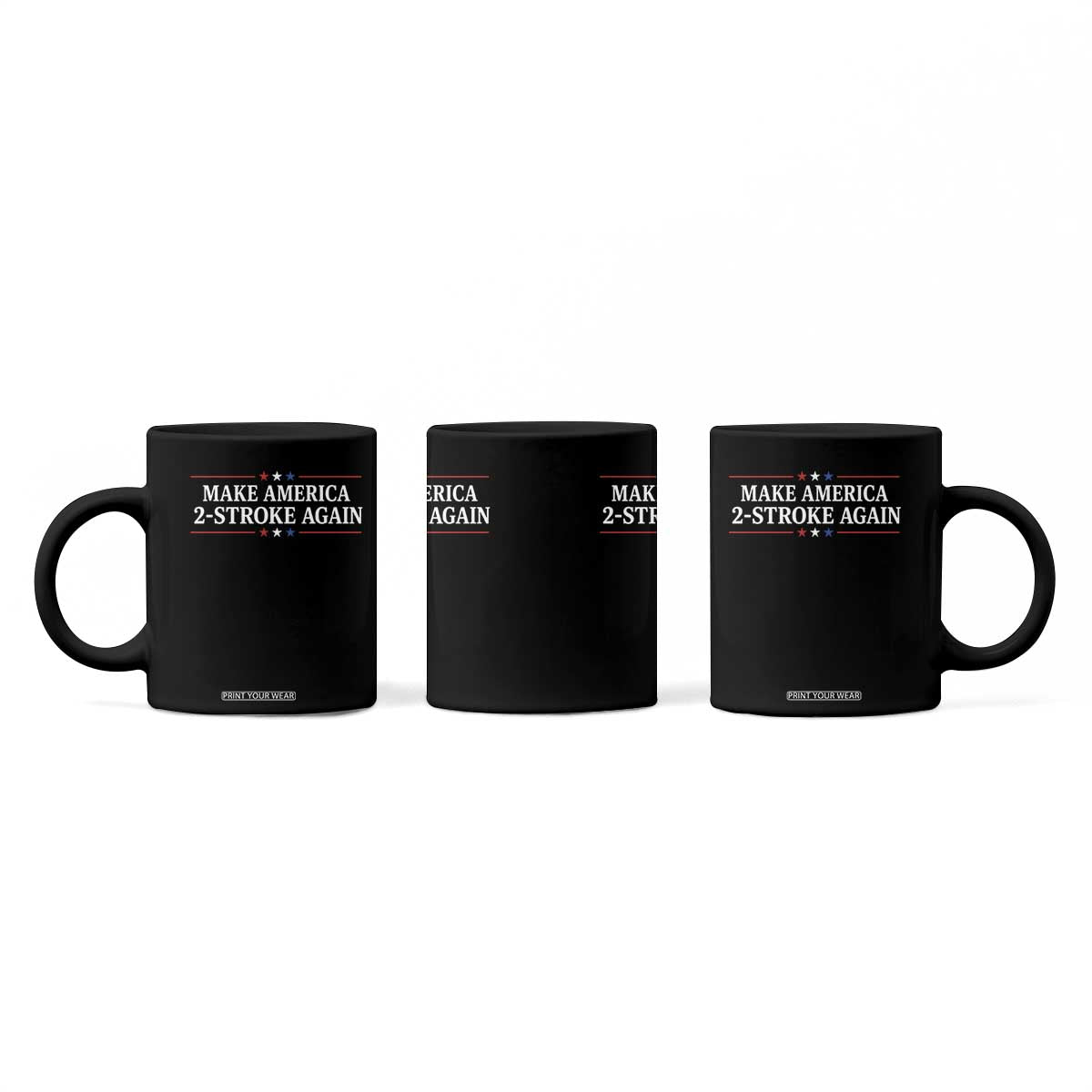 Funny 2 Stroke Motocross Lover Coffee Mug Make America 2 Stroke Again