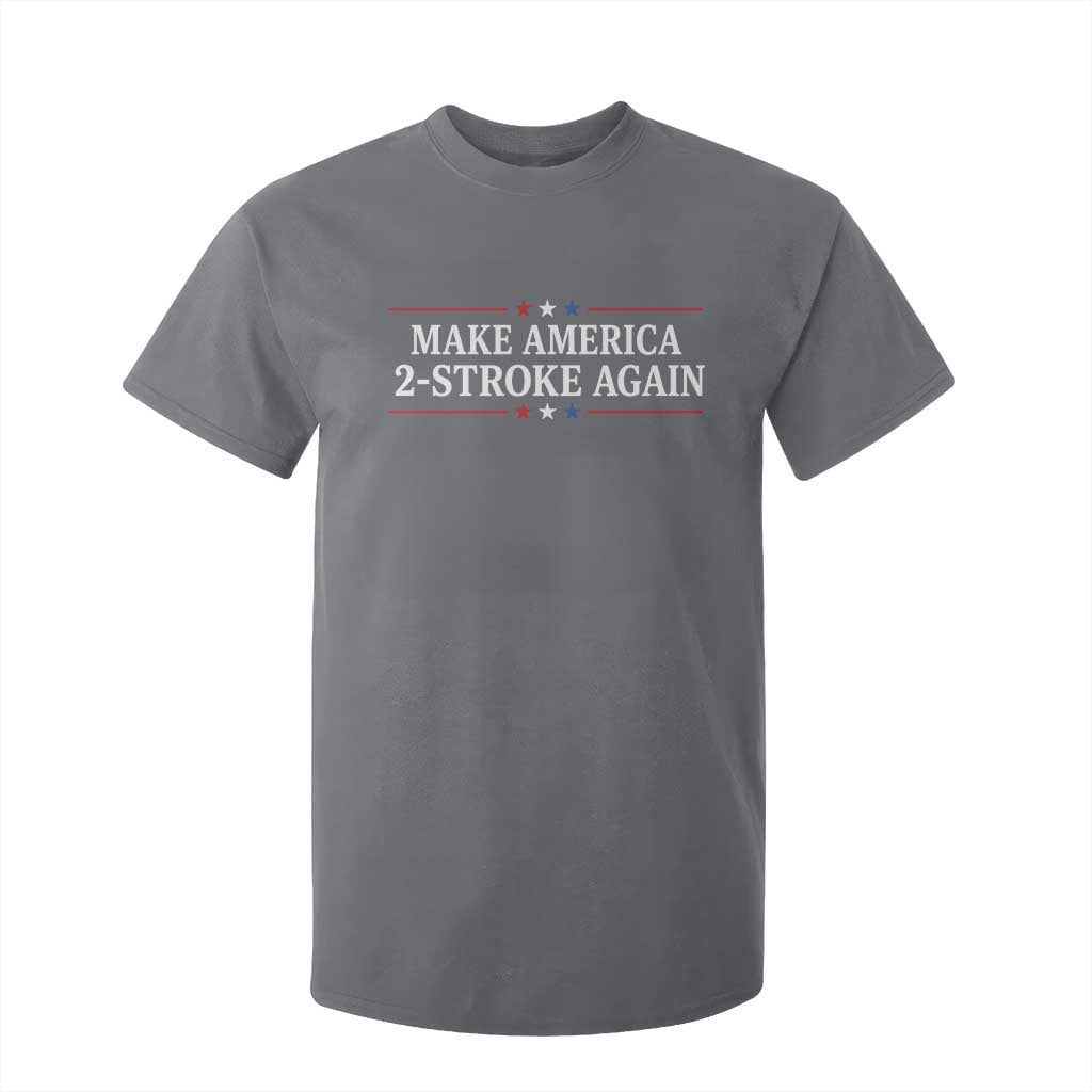 Funny 2 Stroke Motocross Lover T Shirt For Kid Make America 2 Stroke Again