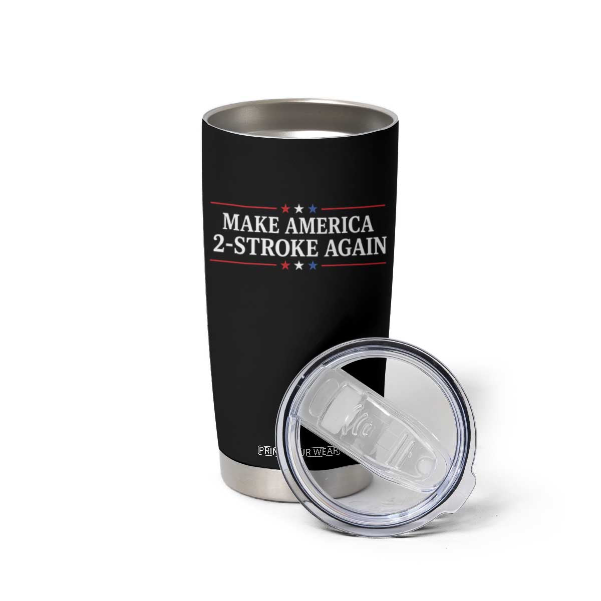 Funny 2 Stroke Motocross Lover Tumbler Cup Make America 2 Stroke Again