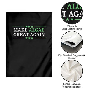 Make Algae Great Again Garden Flag Funny Political Satire Lincoln Reflecting Pool