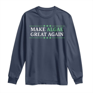 Make Algae Great Again Long Sleeve Shirt Funny Political Satire Lincoln Reflecting Pool