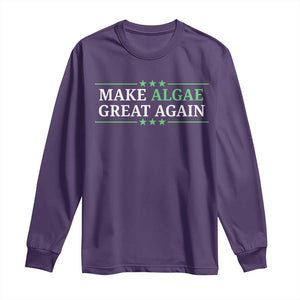 Make Algae Great Again Long Sleeve Shirt Funny Political Satire Lincoln Reflecting Pool