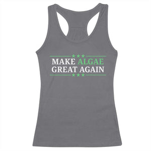 Make Algae Great Again Racerback Tank Top Funny Political Satire Lincoln Reflecting Pool