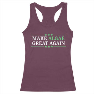 Make Algae Great Again Racerback Tank Top Funny Political Satire Lincoln Reflecting Pool