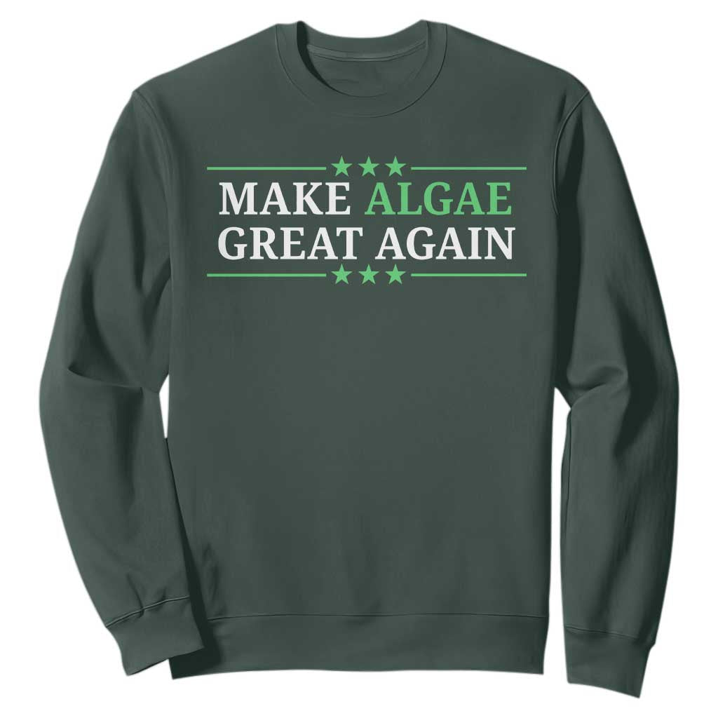Make Algae Great Again Sweatshirt Funny Political Satire Lincoln Reflecting Pool