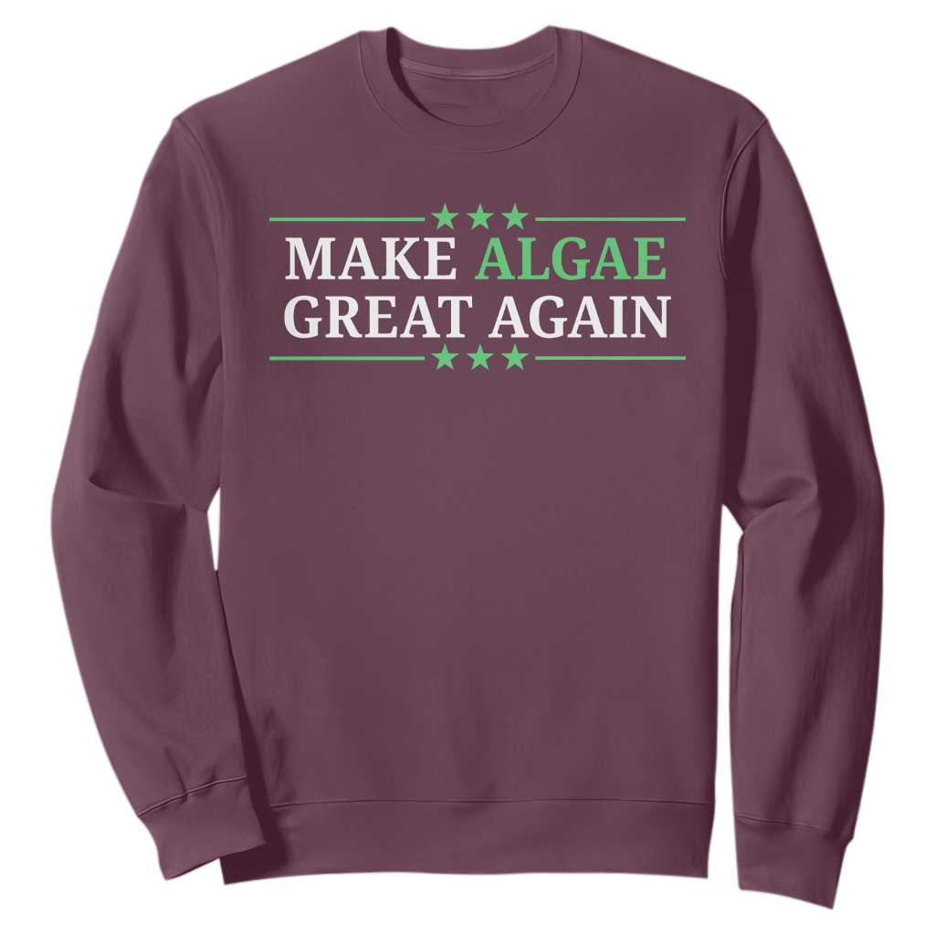 Make Algae Great Again Sweatshirt Funny Political Satire Lincoln Reflecting Pool
