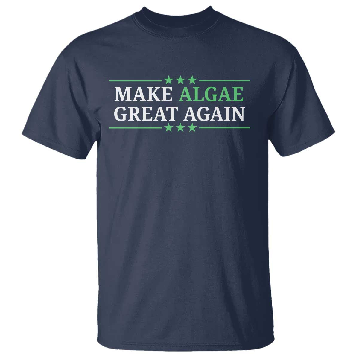 Make Algae Great Again T Shirt Funny Political Satire Lincoln Reflecting Pool