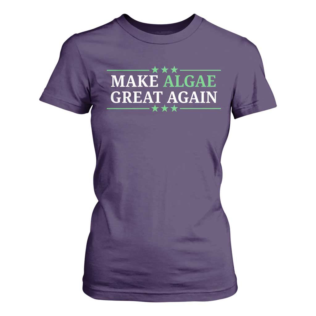 Make Algae Great Again T Shirt For Women Funny Political Satire Lincoln Reflecting Pool