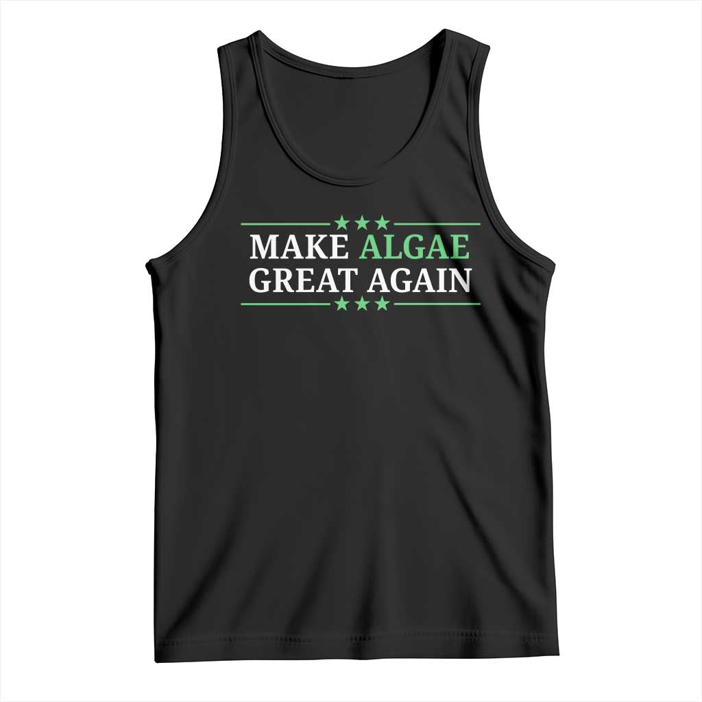 Make Algae Great Again Tank Top Funny Political Satire Lincoln Reflecting Pool TS11 Black Print Your Wear