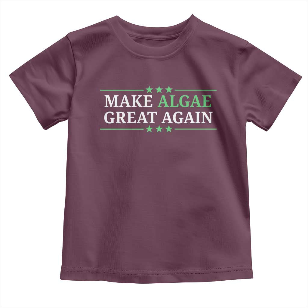 Make Algae Great Again Toddler T Shirt Funny Political Satire Lincoln Reflecting Pool