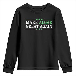 Make Algae Great Again Youth Sweatshirt Funny Political Satire Lincoln Reflecting Pool