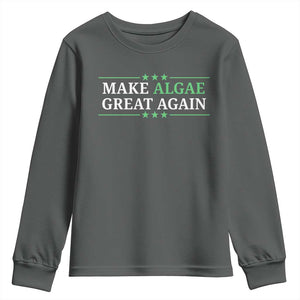 Make Algae Great Again Youth Sweatshirt Funny Political Satire Lincoln Reflecting Pool