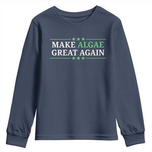 Make Algae Great Again Youth Sweatshirt Funny Political Satire Lincoln Reflecting Pool