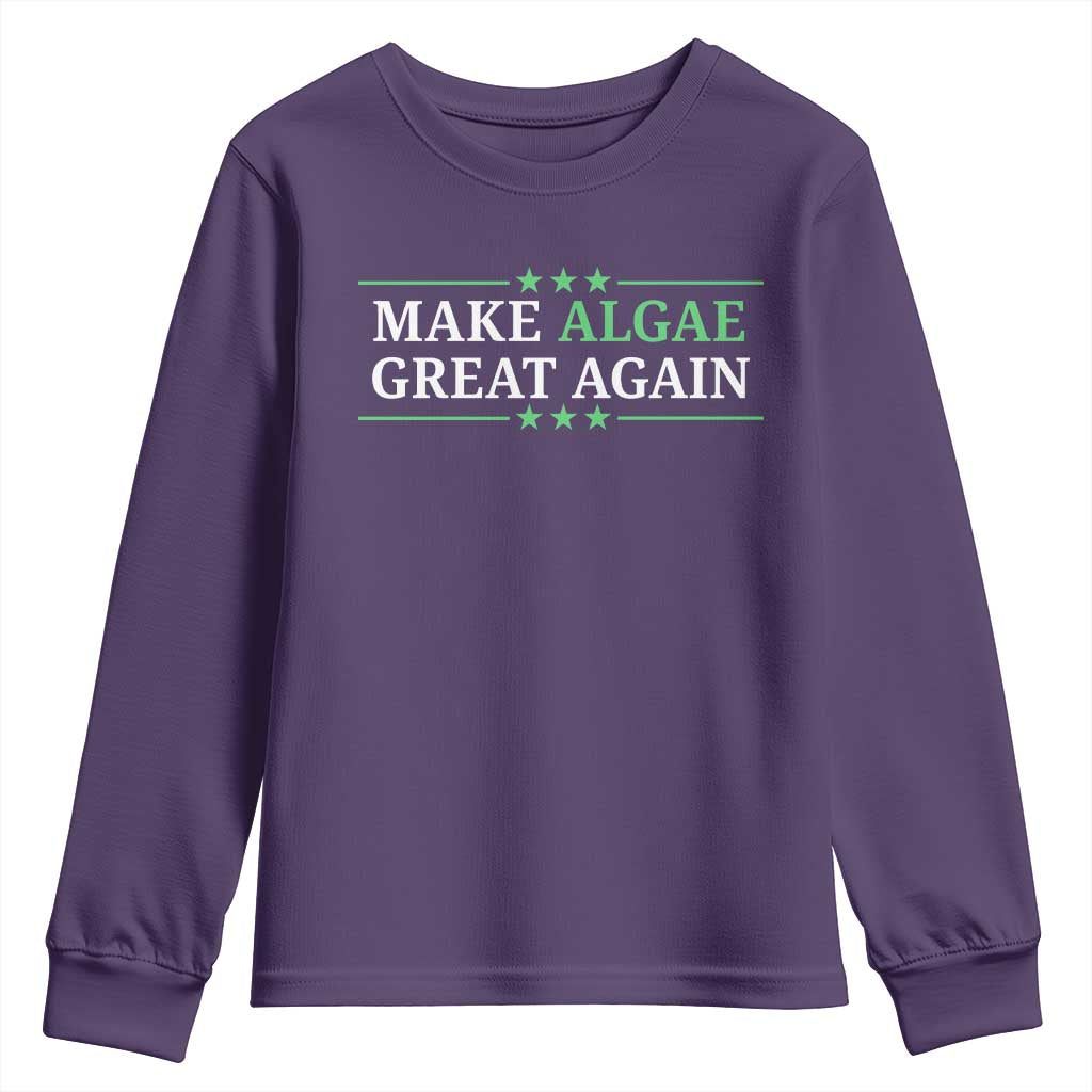 Make Algae Great Again Youth Sweatshirt Funny Political Satire Lincoln Reflecting Pool