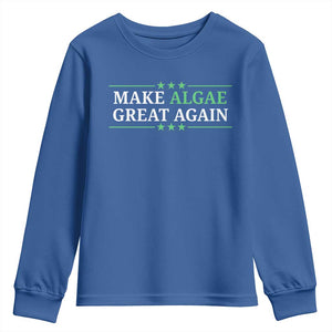 Make Algae Great Again Youth Sweatshirt Funny Political Satire Lincoln Reflecting Pool