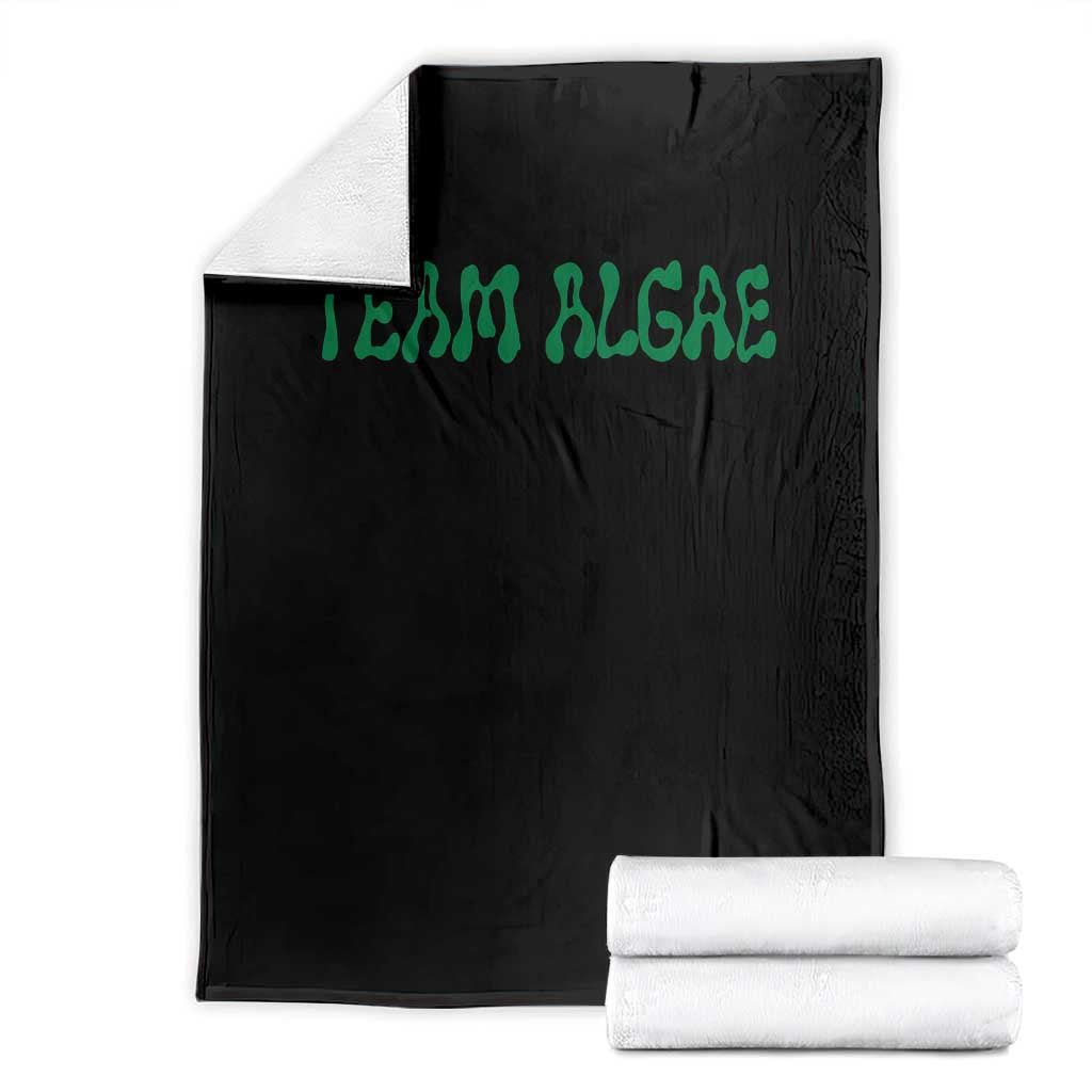 Team Algae Throw Blanket Political Satire Lincoln Reflecting Pool Midterm TS11 Black Print Your Wear