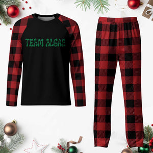 Team Algae Plaid Pajama Set Political Satire Lincoln Reflecting Pool Midterm
