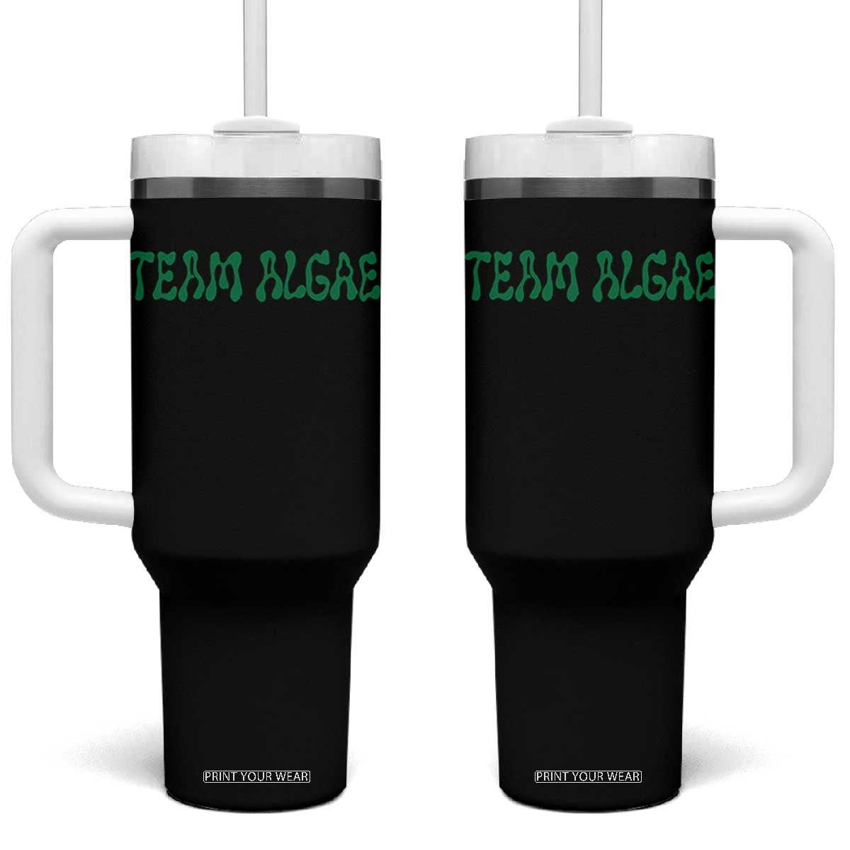 Team Algae Tumbler With Handle Political Satire Lincoln Reflecting Pool Midterm TS11 One Size: 40 oz Black Print Your Wear