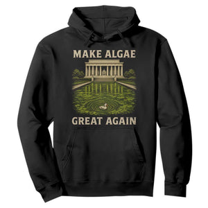 Make Algae Great Again Hoodie Funny Lincoln Memorial Reflecting Pool