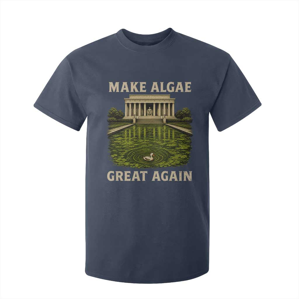 Make Algae Great Again T Shirt For Kid Funny Lincoln Memorial Reflecting Pool