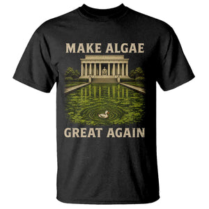 Make Algae Great Again T Shirt Funny Lincoln Memorial Reflecting Pool