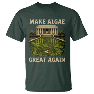 Make Algae Great Again T Shirt Funny Lincoln Memorial Reflecting Pool