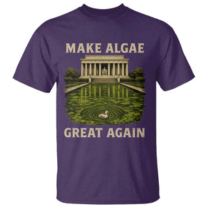 Make Algae Great Again T Shirt Funny Lincoln Memorial Reflecting Pool
