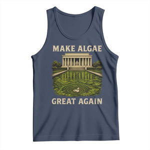 Make Algae Great Again Tank Top Funny Lincoln Memorial Reflecting Pool